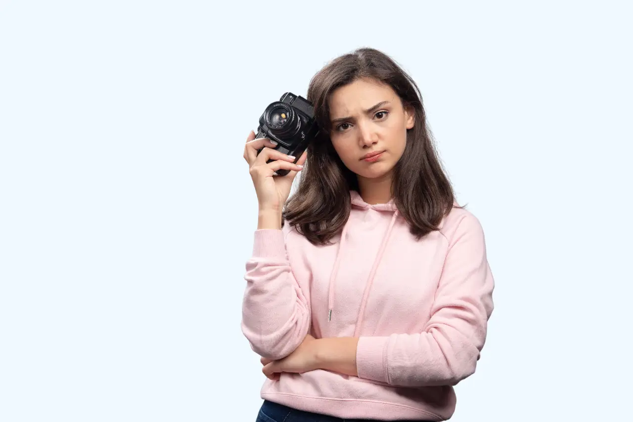 photographer confused